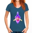 thumbnail image 3 of Painted T-Shirt Women Fashion T-Shirt Cute Stranger Thing Vintage T-Shirt Green Tops for Women Harajuku Bottle Women Clothes, 3 of 5