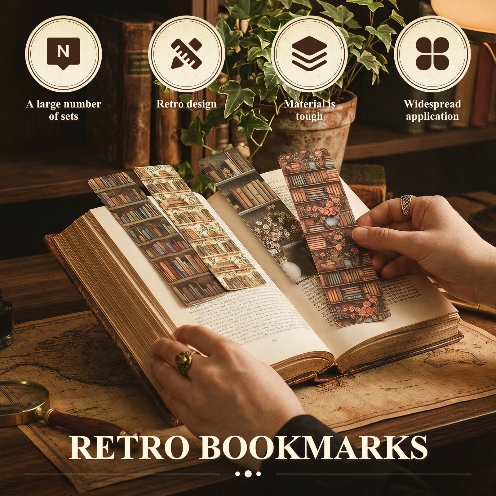 240 Pcs Love to Read Bookmarks Gift Bulk Retro Reading Reward Bookmarks Book Club Gift Reading Tracker for Classroom Teacher Student Prizes Book Week Sunday School Library Incentives