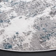 thumbnail image 3 of SAFAVIEH Lagoon Neasa Diamond Area Rug, Light Grey/Light Blue, 6'7" x 6'7" Round, 3 of 8