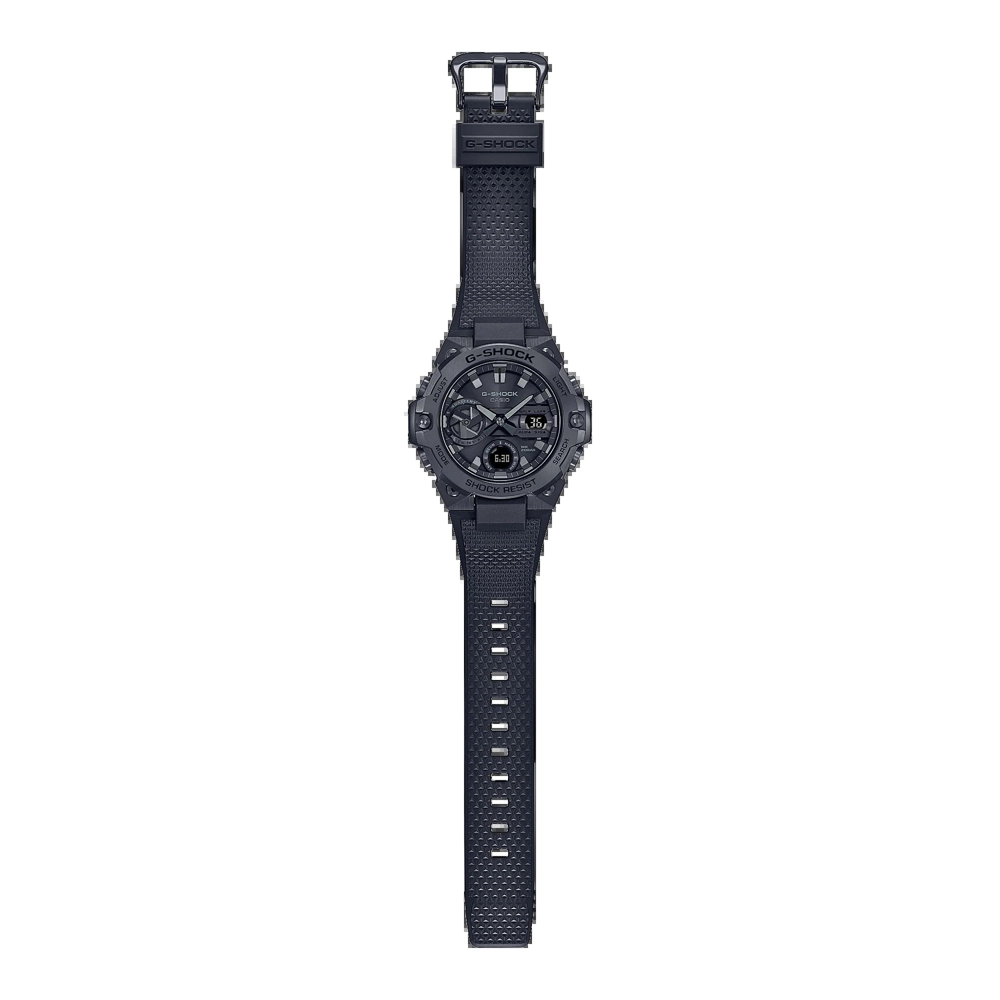 Casio G Shock G Steel Black Mobile Link Analog Digital Tough Solar GST B400BB 1A 200M Men s Watch Walmart