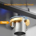 thumbnail image 5 of Faucet Fixing Kit,Faucet Accessories Faucet Installation Tool,Perfectly Fit Faucet and Sink(Gold 1pc), 5 of 5
