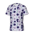 thumbnail image 3 of Rocae Daisies Flowers for Men's Moisture-Wicking Crew Tee - T-Shirt for Sports, Outdoor Activities, and Casual WearMedium, 3 of 9