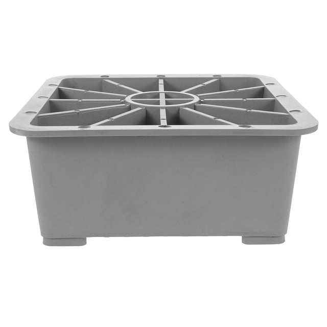 PAMINGONO Camper Jack Block Rv Leveling Pad Stable Support Grey PP Material for Travel Trailer