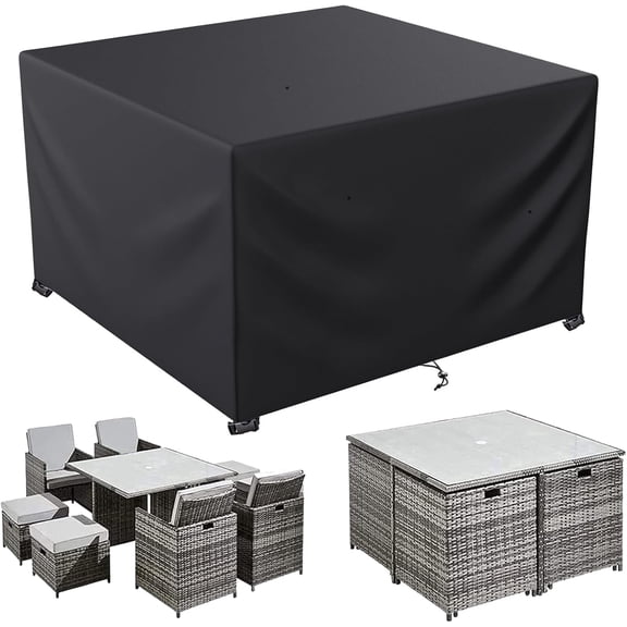 LCGOD Patio Furniture Cover,Waterproof Outdoor Sectional Couch Set Covers 59in
