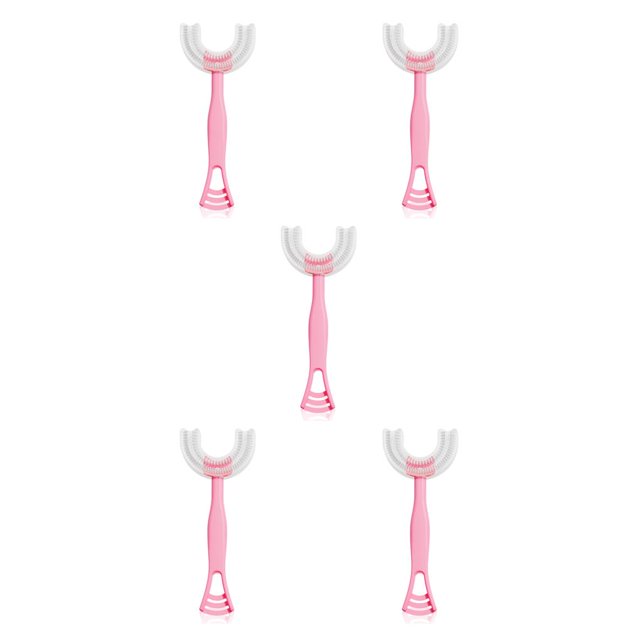 Advancent Cepillo de para bebé ergonómico de doble cara de silicona de 360 grados, cepillo de Manual en forma de U, cuidado Type8 NO8 Advancent CBP088811