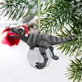 thumbnail image 3 of Design Toscano QS93320 Blitzer the T Rex Dinosaur Christmas Tree Ornament, 5 Inch, Single, 3 of 6