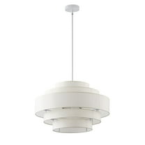 Aiwen 23.6 IN Living Room Pendant Light 5-Light Boho Chandelier for Farmhouse