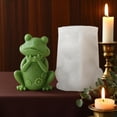 thumbnail image 3 of Necvior 3D Frogs Candle Mould Cartoon Silicone Molds Ornament Molds Castings Molds Plasters Molds for Home Decoration, 3 of 11
