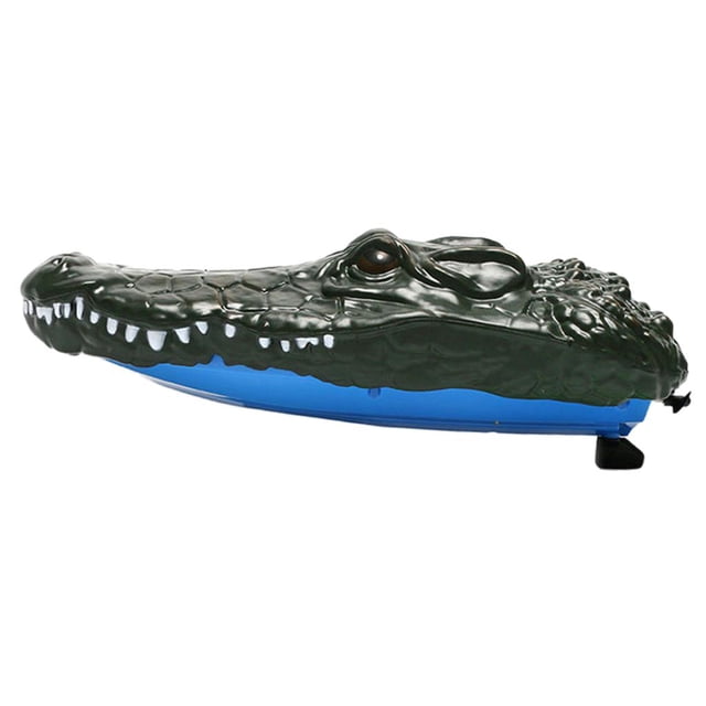 Mini barco de radiocontrol de 2,4 G con control remoto, ideal para carreras, natación en piscina, lancha rápida y yate. Barco con funda de cocodrilo