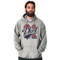 thumbnail image 3 of Father's Day No.1 Dad Worlds Greatest Hoodie Hooded Sweatshirt Men Brisco Brands S, 3 of 6