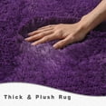 thumbnail image 2 of Socofuz Soft Fluffy Rugs for Bedroom, Anti-Skid Durable Rectangular Modern Carprt for Nursery Living Room Home Decor, 6x9ft, Grape Purple, 2 of 9