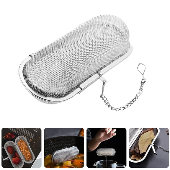 Milisten 3Pcs Reusable Stainless Steel Tea Strainer Fine Mesh Infuser for Brewing Loose Leaf Tea