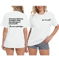 thumbnail image 1 of TSADFHJI Chandails en Molleton pour Femmes en Coton Hauts Décontractés Mode Manches Courtes Col Rond T-Shirt Imprimé Ample m Blanc, 1 of 6