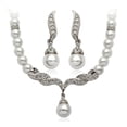 thumbnail image 2 of Yesbay Jewelry Set Lightweight Unique Shape Alloy Unique Necklace Earrings Set for Party, 2 of 5