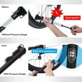 thumbnail image 2 of Bike / Sports Balls Portable Mini Inflator Presta&Schrader Valve Bike Inflator Suit, 2 of 7