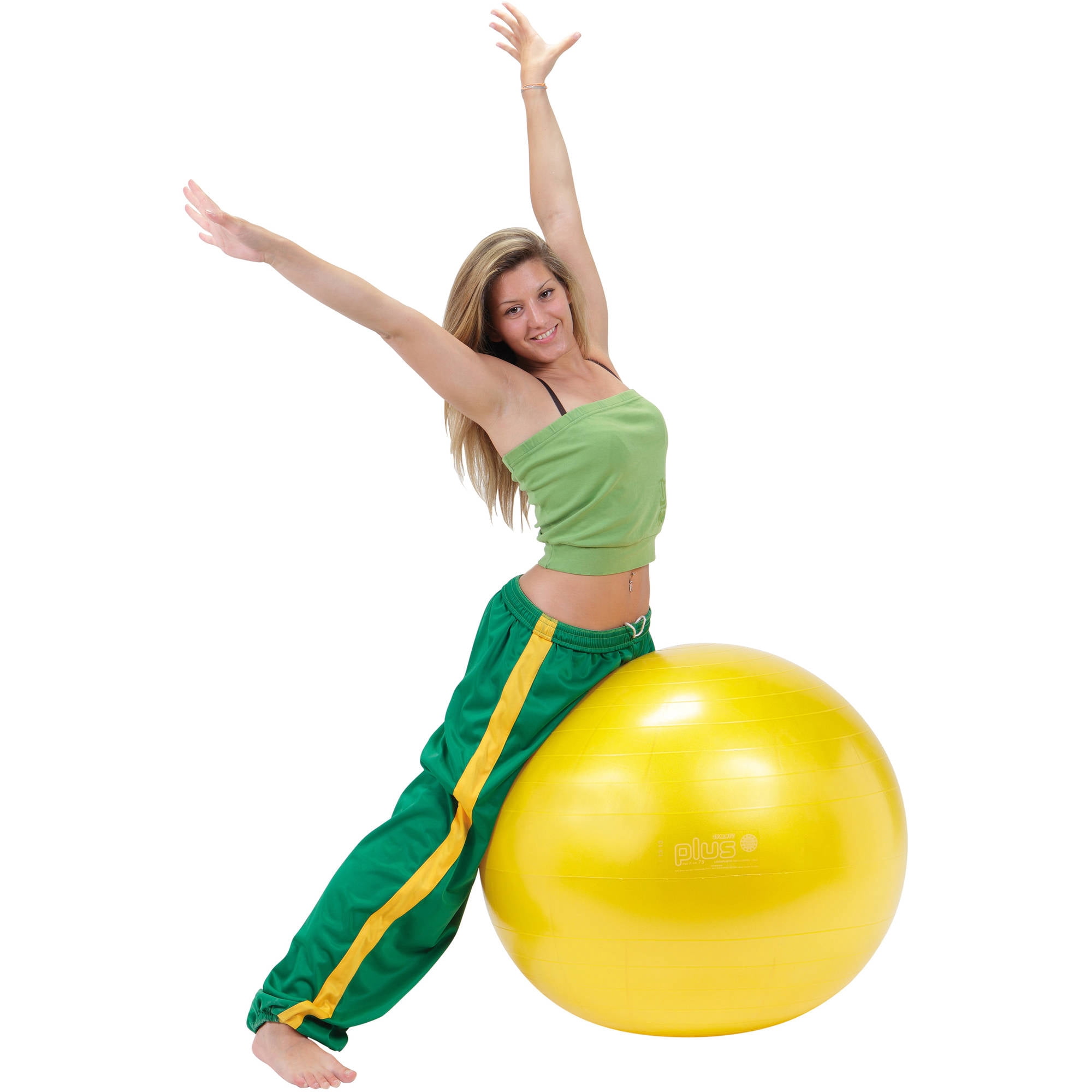 Gymnic Classic Plus Exercise Ball, 75cm - 30" Yellow