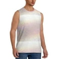 thumbnail image 2 of Easygdp Glitter Light Pearl Men's Breathable Tank Tops Sleeveless Sporty T Shirts for Basketball, Mountaineering, Bodybuilding -Small, 2 of 8