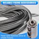thumbnail image 4 of 50PCS for 2-3mm Wire Rope Clip Clamp Cable Fastener Adjustable Screw, 4 of 5