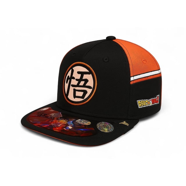 Gorra Dragon Ball estilo anime negra con broche ajustable para hombres
