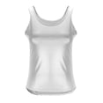 thumbnail image 6 of ylioge S-5X Plus Size Tank Tops for Women Sleeveless Crewneck Pu-Leather Vests Womens Trendy Solid Color Stretchy Slim Pullover Party Camisoles Top, 6 of 8