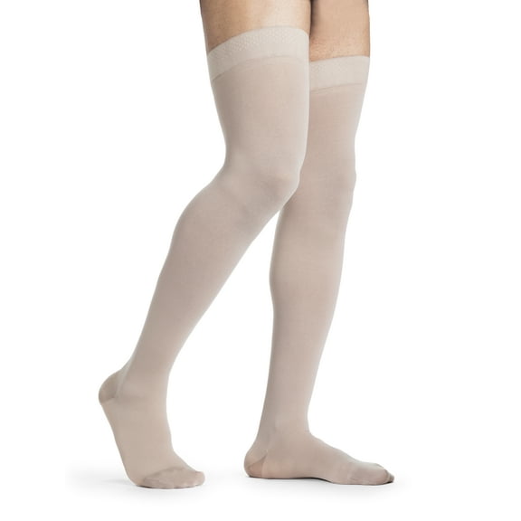 sigvaris 973 access men's closed toe thigh highs - 30-40 mmhg long short sig973n-m