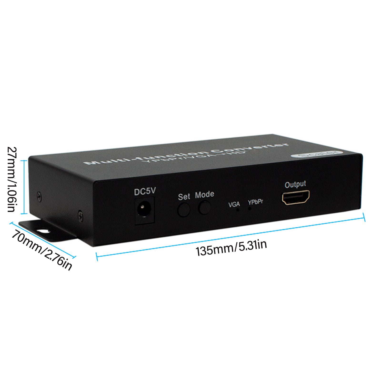 YpbPr/ VGA To HDTV 1080P ConverterAdapter Easy To UseFor Connecting Computers To HDTV Or Monitors