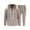 c01Brown, variant on LNWUY (M-5XL) Big and Tall Tracksuit for Men 2 Pieces,Fleece Hooded Outfit,Casual Sweatsuit Set Jogger Suit Outdoor Sportswear Black L