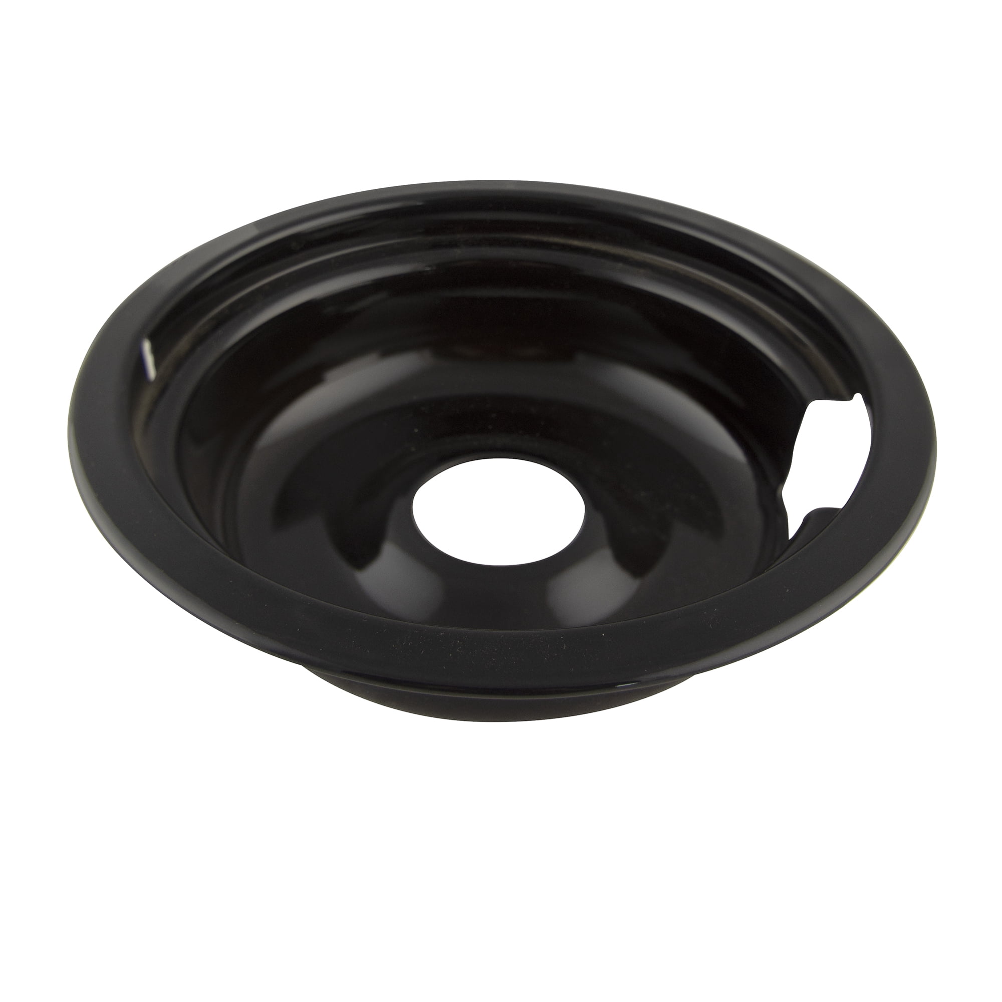 Range Kleen P109104XH Heavy Duty Style F Black Porcelain Drip Bowls, 2 Large and 2 Small