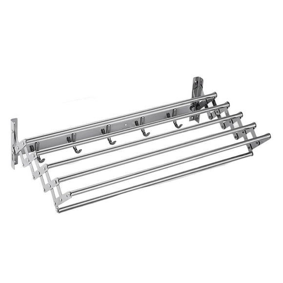 Toallero Retráctil Tendedero de Ropa Extensible para Colgar Prendas