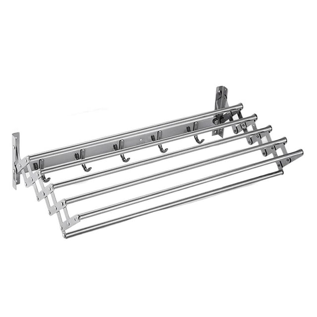 Toallero Retráctil Tendedero de Ropa Extensible para Colgar Prendas