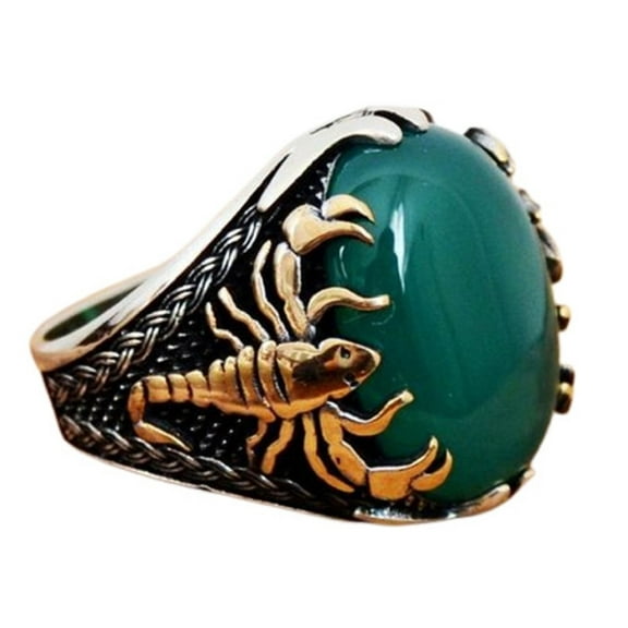 MayiaHey Scorpion Ring, Gothic Scorpion Ring for Men, Norse Viking Scorpion Amulet Ring Scorpion Animal Biker Jewelry, Celtic Scorpion Ring Hip Hop Scorpion Ring Punk Scorpion Animal Ring