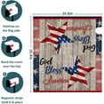 thumbnail image 6 of American Flag Patriotic Mailbox Cover Magnetic USA Independence Day Mailbox Cover Standard Size 25.5 x 21 4th of July Memorial Day Mailbox Wrap Post Letter Box Cover Decorative for Home Outdoor Garden, 6 of 6