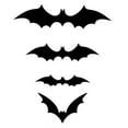 thumbnail image 2 of Hadanceo 11/55/60/88/120Pcs Halloween Spooky 3D Bat Stickers Realistic Terrifying Halloween Decor Self-adhesive Stickers, 2 of 12