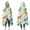LightGreen Cartoon Dinosaurs-1, variant on Wearable Blanket,LightGreen Cartoon Dinosaurs Colorful Elements Pattern Hooded Wearable Flannel Blanket for Adults & Teens,Winter Poncho Shawl Wrap Cape Cozy Anti-Pill,50"x60"