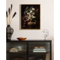 thumbnail image 2 of Drsoum Vintage Flower Wall Art Home Decor Floral Painting for Living Room Kitchen Bedroom Office Bathroom 11x14in Natural Framed, 2 of 6
