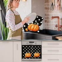 YIMWNYI Thanksgiving Day Towel, Kitchen Dishcloth, Absorbent Fabric, Holiday Decorative Hand Towel, Soft and Durable for Kitchen and Bathroom, Thanksgiving Home Décor