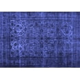 thumbnail image 1 of Ahgly Company Indoor Rectangle Abstract Blue Contemporary Area Rugs, 8' x 12', 1 of 4