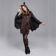 thumbnail image 2 of Disfraces de Halloween para mujer, disfraz de bruja murciélago negra sexy, vestido de cosplay con capucha y mangas de murciélago, disfraz de Halloween para mujer, 2 of 4