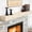DIYColor, variant on TECANA 60" Wall Mounted Floating Fireplace Mantel Shelf, Solid Wood Brown