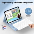 thumbnail image 4 of Funda de teclado JKSML para iPad Air 6.ª generación de 11 pulgadas con teclado, 4 of 8