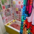 thumbnail image 3 of Walplus Peel and Stick Backsplash Multicolour Mandalas Mix Wall Tile Decals 72 Pcs 6" x 6", 3 of 7
