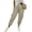 Khaki, variant on QSXADF Women's High Waist Pants Casual Straight Leg Pants Stretch Straight Leg Pants with Drawstring Elastic Waistband for Daily Comfortable Summer Women's Casual Long Trousers
