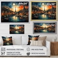 thumbnail image 4 of Designart "Of Lights Paris City art painting III" France Floater Framed Canvas Wall Art, 4 of 7