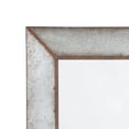 thumbnail image 2 of Benjara BM231926 Rectangular Metal Frame Accent Mirror with Keyhole Hanger, Galvanized Grey, 2 of 5