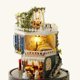 thumbnail image 1 of Madera De Madera En Miniatura, Ensamblado De Estilo Moderno De Estilo Liso Giratorio Kit De Casa De Muñecas Con Luz LED Y Música Para La Decoración Del Hogar Para Regalos De, 1 of 7