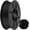 Black, variant on PLA  Filament 1.75mm, High Speed Tough PLA for  Printing, Dimensional Accuracy +/-0.02mm, 1KG (1-Pack, 2.2lbs), White