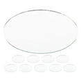 thumbnail image 1 of Shisuyan 10pcs Oval Lens Glass Mirror Sheet Craft Mirror Lens Cosmetic Mirror DIY Accessories, 1 of 9