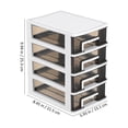thumbnail image 2 of OUNONA Multi-Layer Storage Cabinet Portable Drawer Type Closet Plastic Furniture for Office and Study, 2 of 8