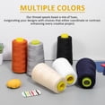 thumbnail image 3 of 6pcs Bobbin Thread Sewing Thread Spools Polyester Threads Embroidery Threads Sewing Supplies 3000 Yards, 3 of 9