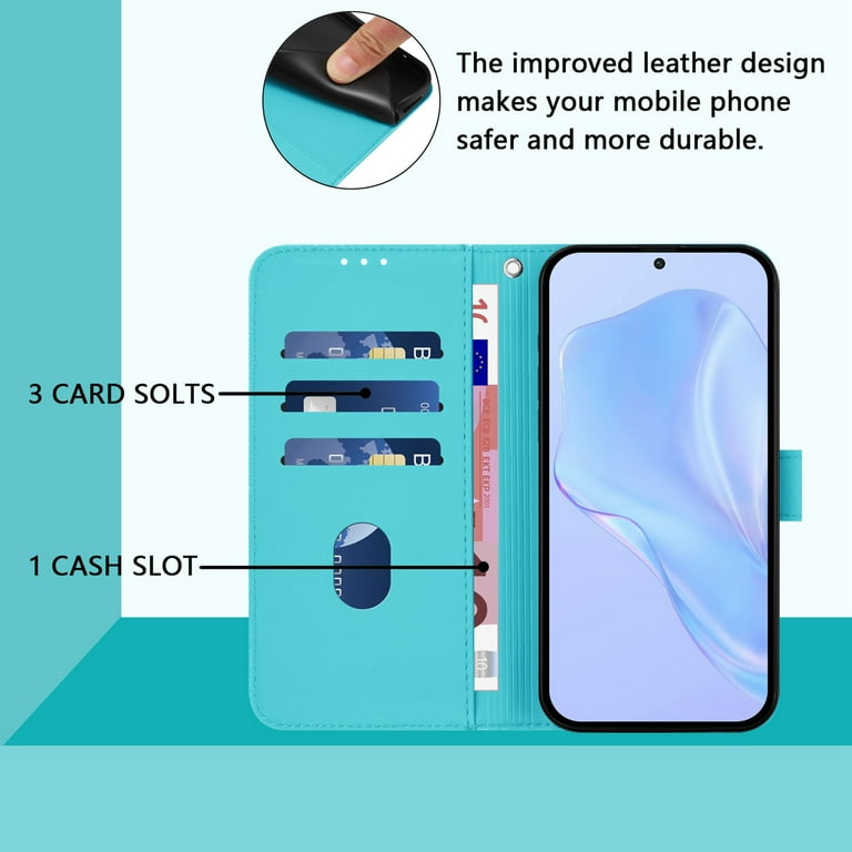 KJYFOANI For Oukitel C57s Case Tempered Glass Screen Protector, Clear Soft Silicone TPU Bumper Shell, Ultra-Thin Anti-Fall Back Cover For Oukitel C57s (6.52") - Wooden Style